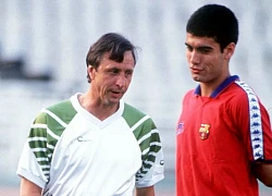 Pep Guardiola học hỏi kinh nghiệm từ thầy cũ Johan Cruyff