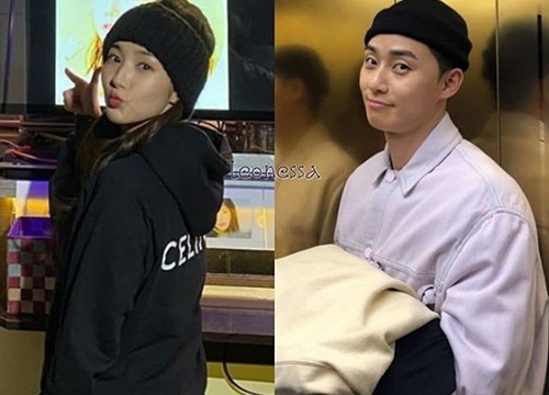 "Thư ký Kim" Park Min Young và "Phó Chủ tịch" Park Seo Joon bị soi có sự tương đồng không hề nhẹ trong cách ăn mặc