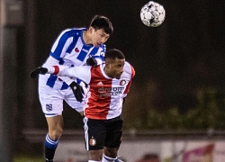 90 phút trọn vẹn của Văn Hậu trong đội hình Jong Heerenveen