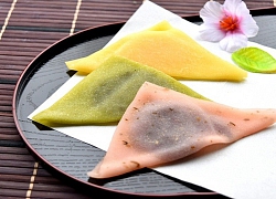 Bánh mochi hình tam giác ngộ nghĩnh đáng yêu