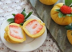 Cách làm bánh khoai lang bọc dâu tây độc đáo cho cả gia đình