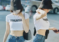 Ngọc Trinh với vòng eo con kiến sau tết càn quét 'sàn diễn thời trang' đường phố