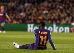 Tin cực sốc với Barca: 'Tân binh' Dembele nghỉ hết mùa