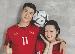 Trung vệ Duy Mạnh và bạn gái gia thế khủng tung bộ ảnh cưới cực chất