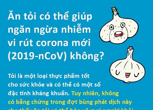 Tỏi, nước ấm có giúp bạn ngăn ngừa virus corona?