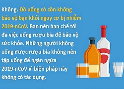 Uống nhiều rượu bia có thể ngừa được virus Corona?