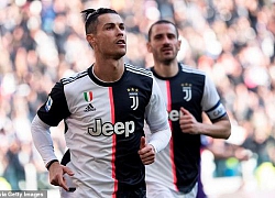 Vượt 'Ro béo', Cris Ronaldo chỉ thua 1 người tại Italia