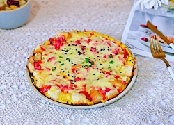 Chẳng cần lò nướng, tôi làm pizza siêu ngon cho con ăn sáng, đứa nào cũng thích mê!