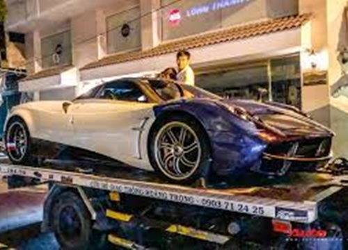 Doanh nhân Phạm Trần Nhật Minh tiếp tục 'lột xác' Pagani Huayra sau đám cưới của cô con gái đầu lòng