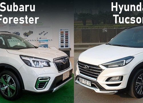 Crossover tầm giá dưới 1 tỷ: Mua Hyundai Tucson hay Subaru Forester?