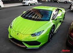 Chán decal màu sắc, Lamborghini Huracan từng của đại gia Nam Định trở về màu xanh cốm nguyên bản