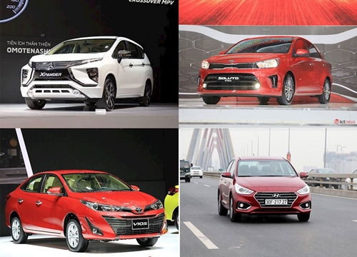 10 xe ăn khách nhất Việt Nam thay đổi ngoạn mục: Toyota Vios, Mitsubishi Xpander nhường chỗ cho các mẫu xe Hyundai