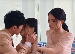 Hot: Lộ clip Hương Giang hôn say đắm "người tình điện ảnh" Tuấn Trần