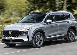 Hyundai Santa Fe phiên bản nâng cấp hé lộ với ngoại hình sắc sảo và nam tính