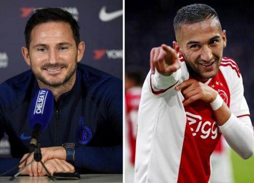 Lampard vui sướng, tin Hakim Ziyech là 'chìa khóa cửa' của Chelsea