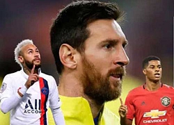 Messi sát cánh Neymar, Rashford: Đội hình ghi bàn "khủng" nhất châu Âu vắng Ronaldo