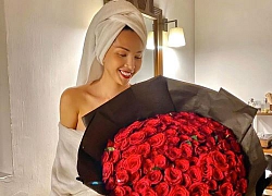 Minh Triệu khoe quà Valentine 99 đóa hồng, ngầm công khai tỏ tình với Kỳ Duyên?