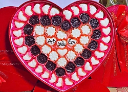 Mua sỉ socola 1.000 đồng/viên, xếp thành hộp quà Valentine "hét" giá gấp 20 lần