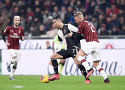 Ronaldo ghi bàn trên chấm 11 m, Juve may mắn thoát hiểm tại San Siro