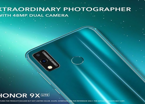 Chưa ra mắt, Honor 9X Lite đã được liệt kê để đặt hàng trước