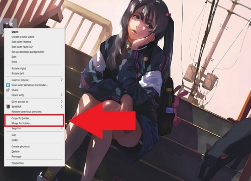 Hướng dẫn thêm tính năng Move to và Copy to vào menu chuột phải để di chuyển file nhanh hơn