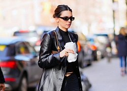 Kendall Jenner để mặt mộc xinh đẹp, rạng rỡ đi ăn trưa ở New York