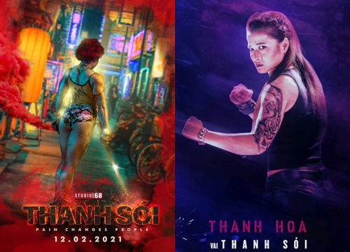 Ngô Thanh Vân nhá hàng poster Thanh Sói liên tưởng đến Harley Quinn nhưng tạo hình bị chê phản cảm, chiếu Tết 2021