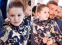 Ngồi trong lòng bố, công chúa nhỏ Harper Beckham lại khiến dân tình xao xuyến: Mỹ nhân tương lai của Hollywood đây rồi!