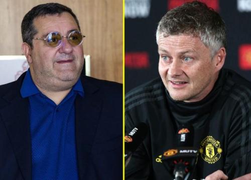 Solskjaer khôn khéo đáp trả lời công kích của siêu cò Mino Raiola