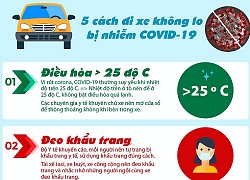 5 cách đi xe ô tô không lo bị nhiễm COVID-19