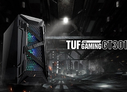 ASUS trình làng thùng máy cực hầm hố TUF Gaming GT301 "tặng kèm" tới 4 quạt và móc treo tai nghe