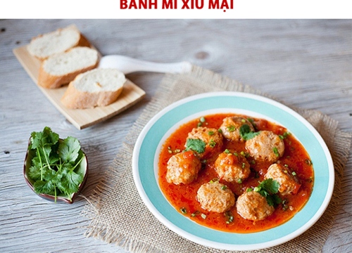 Cách làm bánh mì xíu mại Đà Lạt đã ăn là ghiền