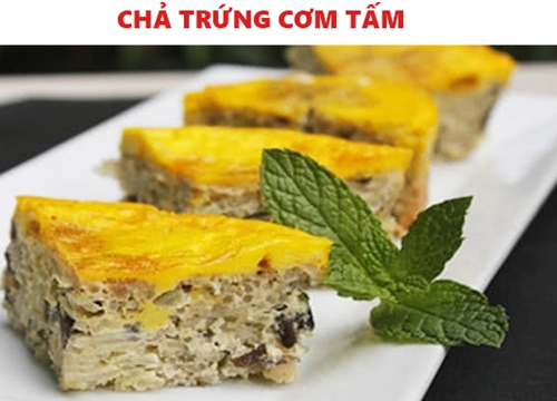 Cách làm chả trứng cơm tấm cho bữa cơm nhà đầm ấm