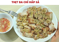 Cách làm thịt ba chỉ hấp sả đơn giản nhưng ngon hết sẩy