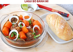 Cách nấu lagu bò bánh mì tẩm bổ ngày rét lạnh