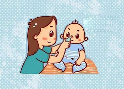 Cha mẹ nên biết: Không nhất thiết phải cố lấy bằng sạch rỉ mũi của bé tránh làm ảnh hưởng đến hô hấp của con