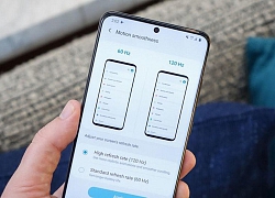 Galaxy S20 tự động chuyển tần số quét giữa 60Hz-120Hz