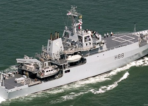 Tàu hải quân Hoàng gia Anh HMS Enterprise thăm thành phố Hải Phòng