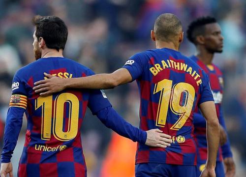 Barcelona 5-0 Eibar: Câu trả lời của Braithwaite