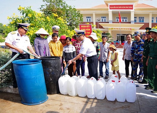 Độ mặn trên các sông Nam Bộ đạt mức cao nhất từ ngày 23 đến 25-2