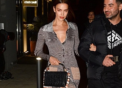 Irina Shayk thân mật khoác tay bạn khác giới dự sự kiện thời trang