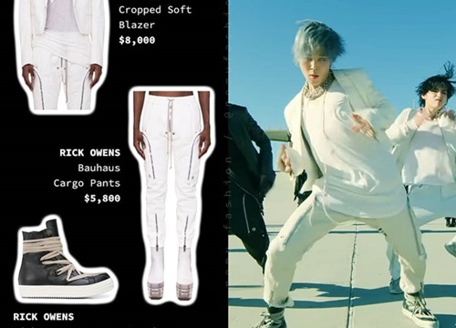 Loạt outfit 'chất chơi' giá 'trên trời' của BTS trong MV mới