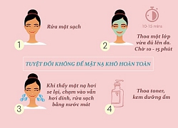 Lưu ý khi dùng mặt nạ đất sét