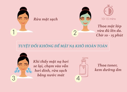 Lưu ý khi dùng mặt nạ đất sét