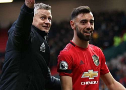 M.U thắng lớn, HLV Solskjaer đưa Bruno Fernandes lên "9 tầng mây"