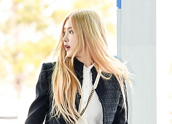 Rosé (BlackPink) mặc áo khoác hơn 100 triệu đồng ra sân bay