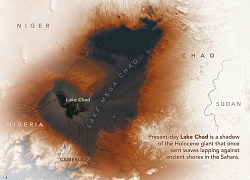 Vệ tinh chụp được "vùng biển ma" chưa từng thấy giữa sa mạc Sahara