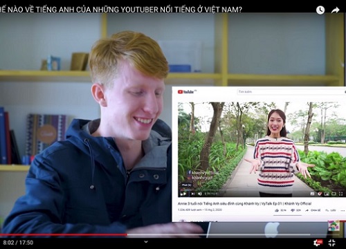 YouTuber người Mỹ nhận xét phát âm tiếng Anh của Giang Ơi, Khánh Vy