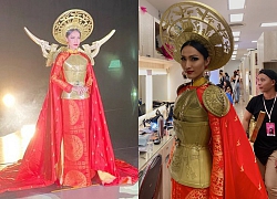 Hoài Sa hé lộ "sương sương" Quốc phục tại Miss International Queen 2020: Áo dài đỏ rực, quyền lực như nữ chiến binh