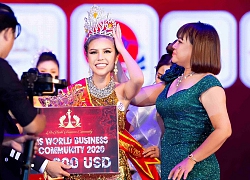 Kimmy Bùi giành vương miện 2 tỷ đồng và trở thành Ms World Community Business 2020